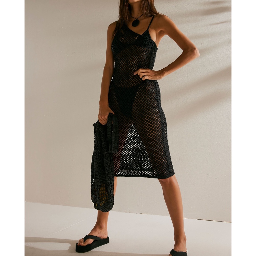 Free People Catch Me Fauxchet Midi NWT size medium